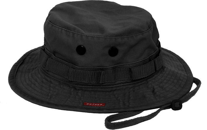 Heavy Duty Poly Cotton Thick Boonie Fishing Jungle Hat With Wide Brim