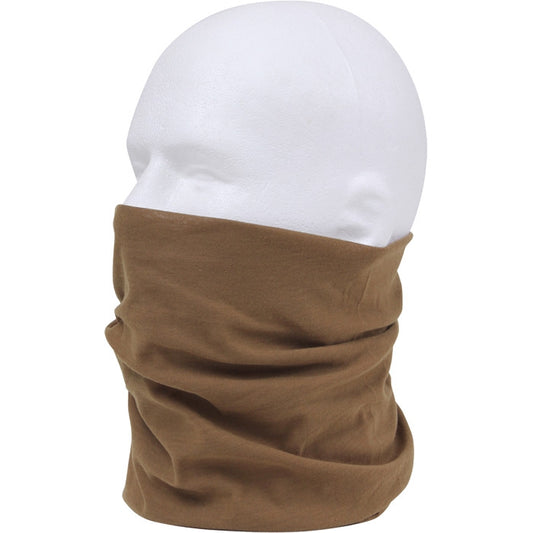 Coyote Brown - Multi-Use Neck Gaiter & Face Cover Tactical Lightweight Wrap