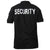 Black - Two Sided Law Enforcement SECURITY Golf Shirt