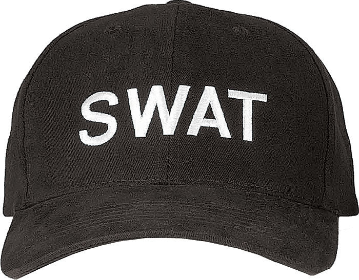 Black - Law Enforcement SWAT Adjustable Cap
