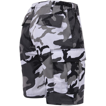 City Camo - Tactical Cargo BDU Shorts - Polyester Cotton Twill - Button Fly