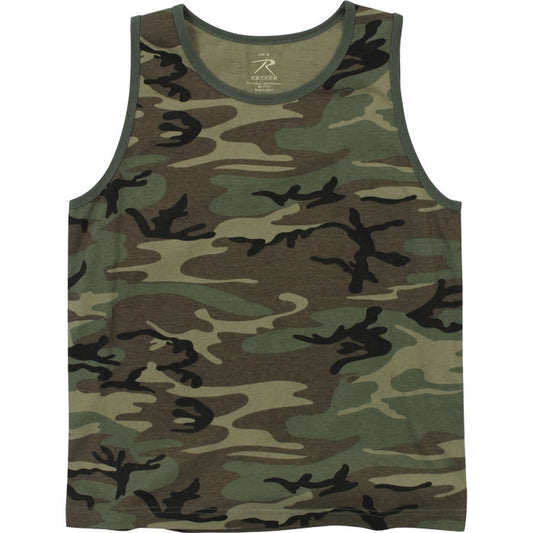 Woodland Camo - Tactical Vintage Tank Top