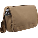 Rothco Vintage Canvas Messenger Bag Heavy-Duty Cotton Canvas Crossbody Shoulder Bag, Coyote Brown