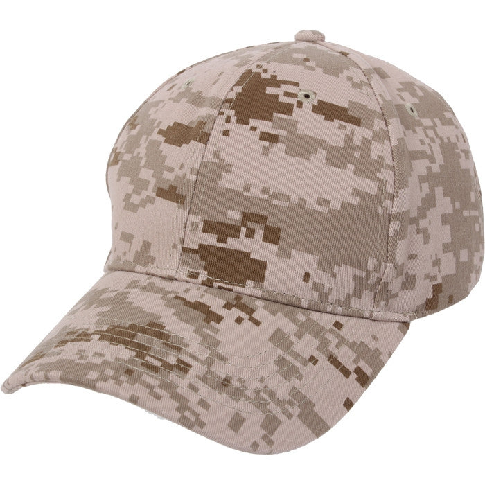 Digital Desert Camouflage - Military Low Profile Adjustabe Baseball Cap