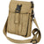 Khaki - Tactical Canvas Travel Portfolio Shoulder Bag