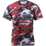 Red Camouflage - Military T-Shirt