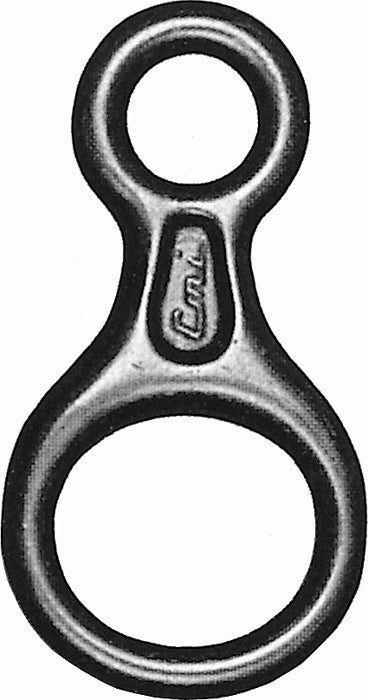 Black - Figure 8 Ring - Aluminum