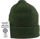 Olive Drab - Genuine GI US Navy Watch Cap - Wool USA Made