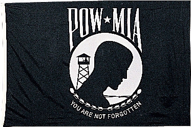 POW-MIA You Are Not Forgotten Outdoors Flag, 2' x 3'