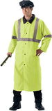 Safety Green To Black - Reversible Deluxe Reflective Rain Storm Parka