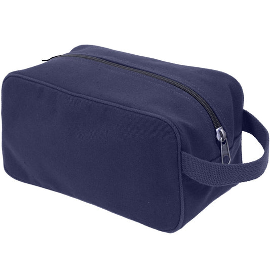 Navy Blue - US Army Style Travel Kit Case - Cotton Canvas