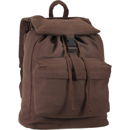 Brown - Water Resistant Travel Knap Sack
