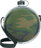 Woodland Camouflage - Military GI Style 2 Quart Desert Canteen