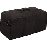 Black - Military Assault Cargo Bag FT820 - Cotton Canvas