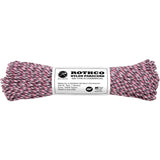 Pink Camouflage - Military Grade 550 LB Tested Type III Paracord Rope 100' - Nylon USA Made