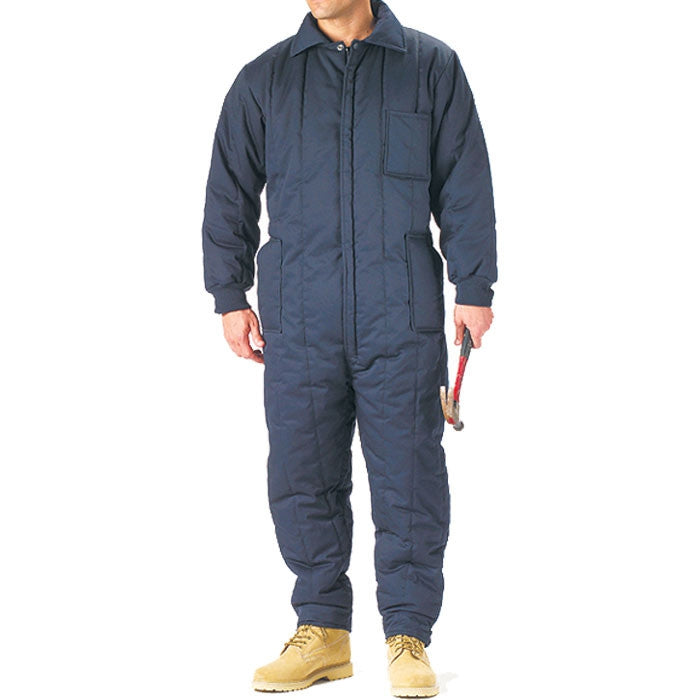 Navy Blue - Outdoor Cold Weather Insulated Coveralls
