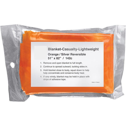Orange  Silver - Polarshield Lightweight Survival Blanket