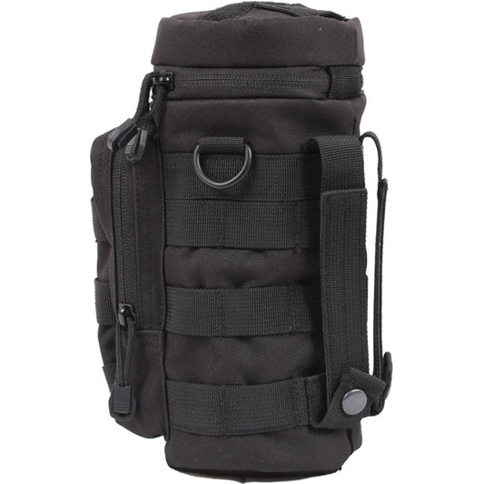 Black - MOLLE Compatible Water Bottle Pouch