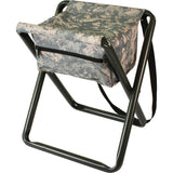 ACU Digital Camouflage - Military Deluxe Folding Stool with Pouch