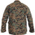 Digital Woodland Camouflage - Military BDU Shirt - Cotton Polyester