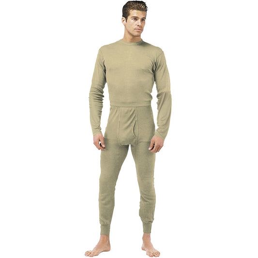 Sand - ECWCS Generation III Level 1 Silk Weight Shirt Moisture-Wicking Tactical Base Layer Top
