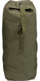 Olive Drab - Military Large Top Load Duffle Bag - Cotton Canvas 25