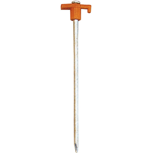 Silver - Heavy Duty Nail Head Tent Stake 10 in. - Steel
