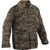 Digital Woodland Camouflage - Military BDU Shirt - Cotton Polyester