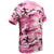 Pink Camouflage - Military T-Shirt