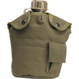 Olive Drab - Miitary GI Style Enhanced 1 Quart Canteen Cover - Nylon