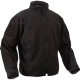 Black - Tactical Lightweight Covert Operations Soft Shell Jacket