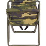 Woodland Camouflage - Military Deluxe Folding Stool with Pouch