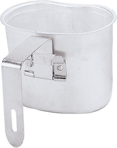 Aluminum Military GI Style 1 Quart Canteen Cup with Handle