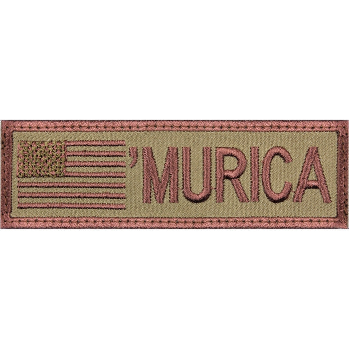 Subdued 'Murica American Flag Patch 4