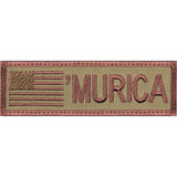 Subdued 'Murica American Flag Patch 4