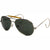 Green Lenses - US Air Force Style Aviator Suglasses with Case