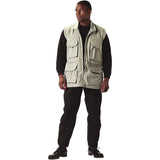 Khaki - Convertible Safari Outback Trailblazer Jacket and Vest