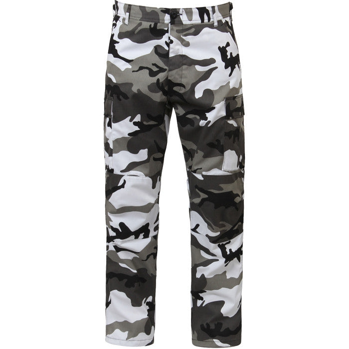 Woodland Camouflage - Military BDU Capri Pants - Cotton Ripstop