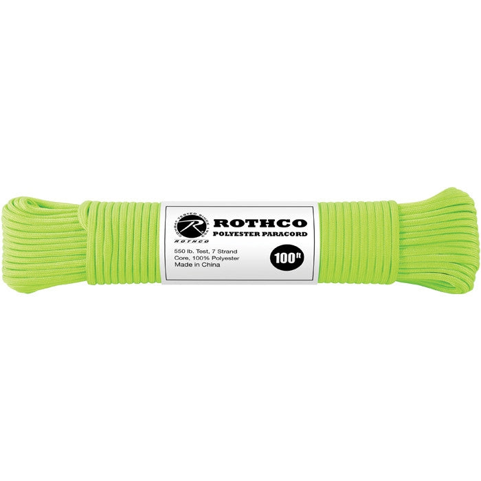 Paracord, Nylon 550lb test 100 feet