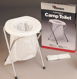 Portable Toilet Camping Commode with 12 Bags