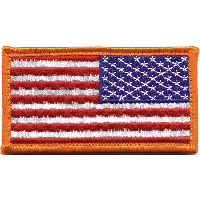 Red White Blue - Reversed US Flag Patch with Hook and Loop Closure - Galaxy  Army Navy