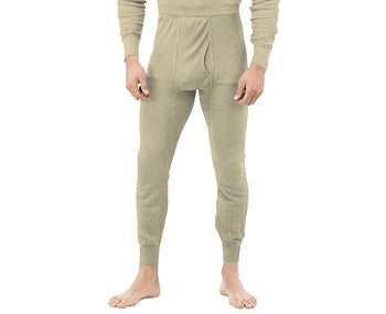 Sand - ECWCS Generation III Silk Weight Base Layer Pants Lightweight Moisture-Wicking Cold Weather Thermal Bottoms