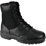 Black - Rust-Proof Military Forced Entry Boots - Leather 8 in.