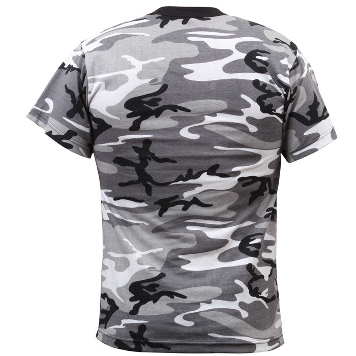 City Camouflage Poly/Cotton Navy Tee | Regular Army Military Cut Army Mens - T-Shirt Galaxy