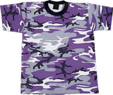Ultra Violet Camouflage - Kids Military T-Shirt