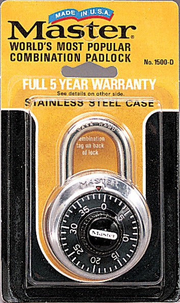 1500 SERIES COMBINATION PADLOCK