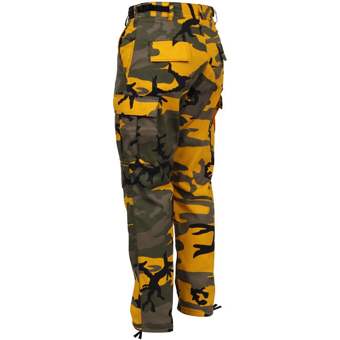 Yellow outlet camo jeans