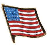Stylish US Flag Pin-On Insignia