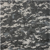 Subdued Urban Digital Camouflage - Military Jumbo Bandana 27 in. x 27 in.