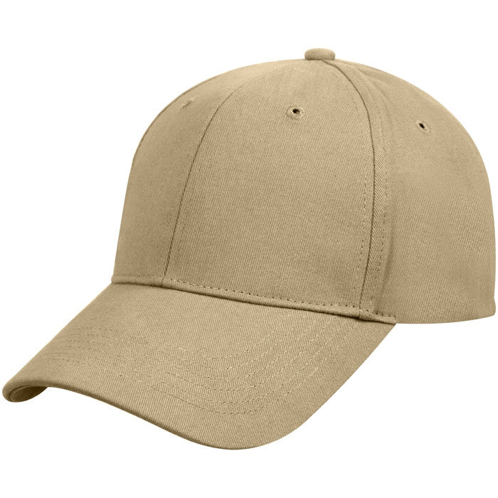 Khaki - Military Low Profile Adjustable Cap